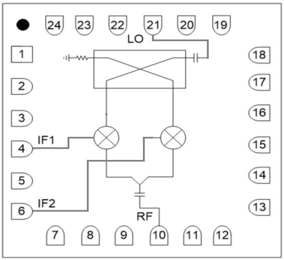 MAMX-011043 image-reject passive-diode mixer