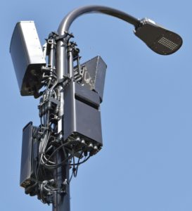 street lamp cellular transmitters