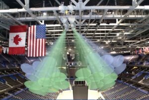 Amalie Arena Lens antennas