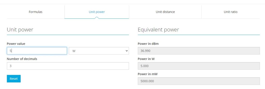 RF unit converter